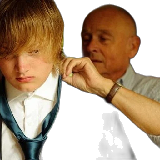 staff, man, suit, adjusting transparent PNG cut-out