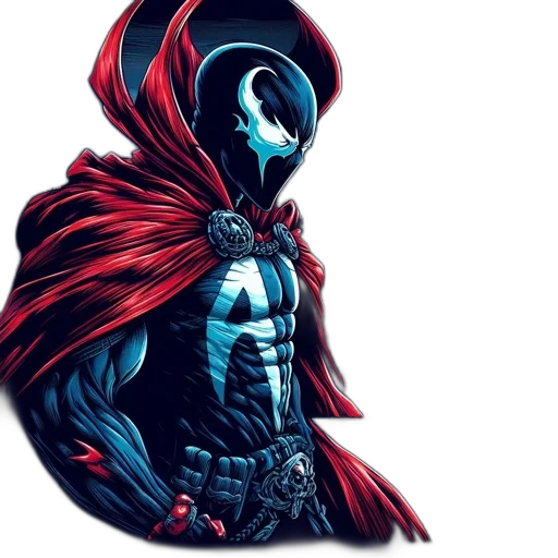 mask, comic book art, concept art, fantasy art transparent PNG cut-out