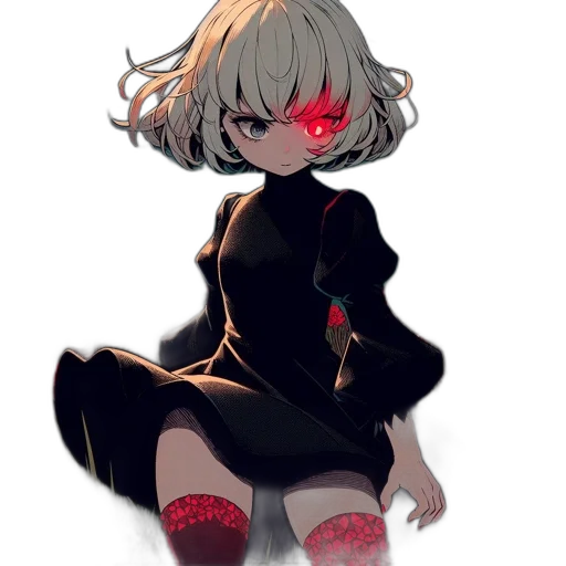 dress, mask, creature, crown transparent PNG cut-out