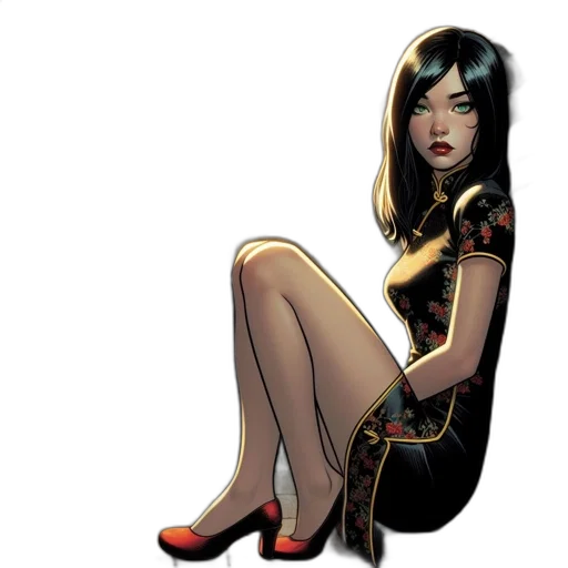 comic book art, concept art, cartoon, fantasy art transparent PNG cut-out