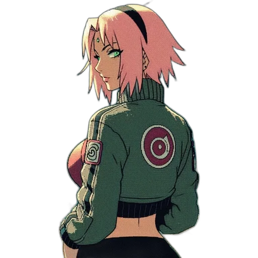 jacket, anime, concept art, cyberpunk transparent PNG cut-out
