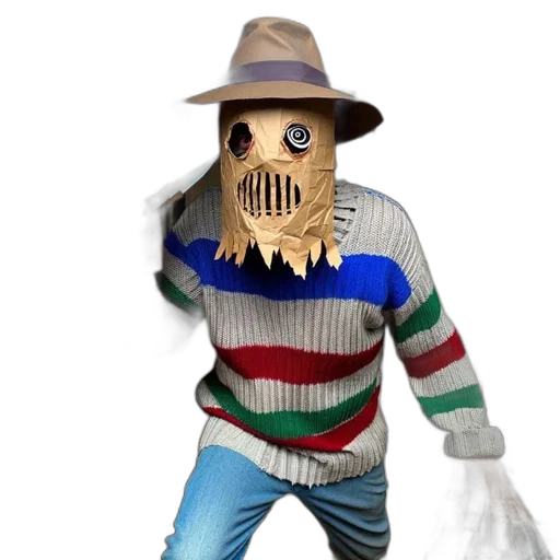 mask, robot, jacket, creature transparent PNG cut-out