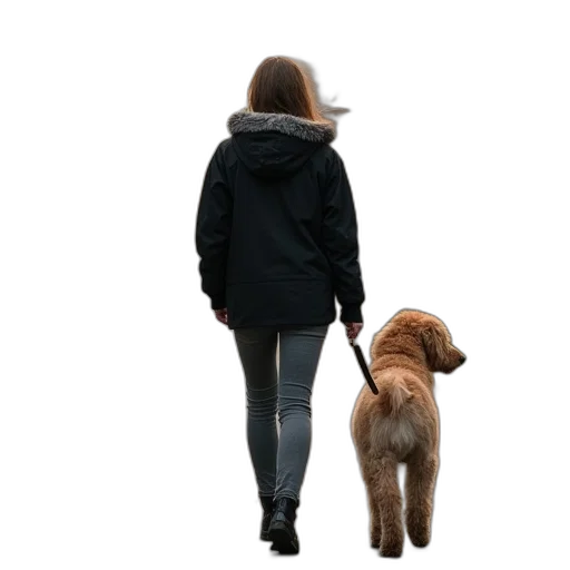 jacket, staff, animal, creature transparent PNG cut-out
