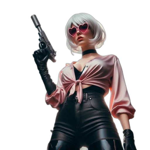 weapon, jacket, concept art, comic book art transparent PNG cut-out