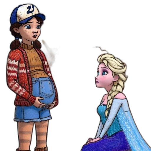 dress, crown, concept art, comic book art transparent PNG cut-out