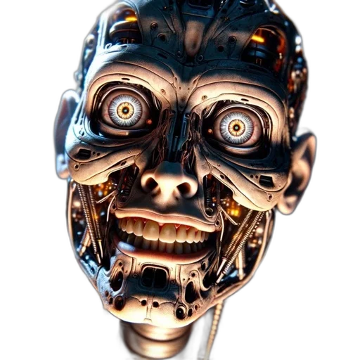 robot, mask, face, jewelry transparent PNG cut-out