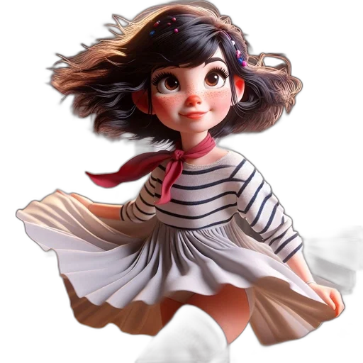 dress, 3d render, concept art, photorealistic transparent PNG cut-out