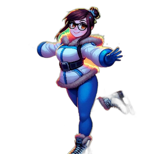 robot, staff, jacket, concept art transparent PNG cut-out