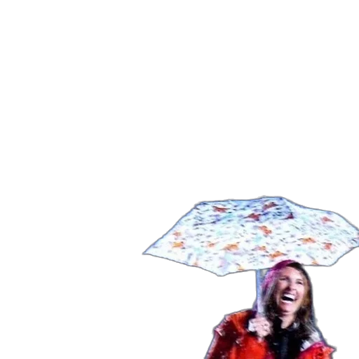 umbrella, jacket, dress, photorealistic transparent PNG cut-out