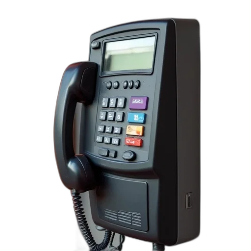 staff, payphone, credit, debit transparent PNG cut-out