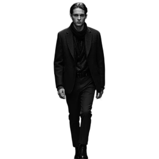 jacket, staff, photorealistic, concept art transparent PNG cut-out