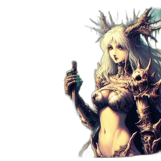 weapon, sword, dragon, staff transparent PNG cut-out