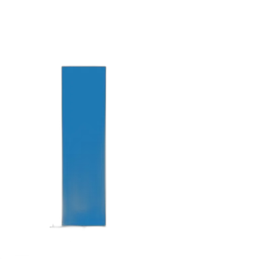 blue, bar, chart, two transparent PNG cut-out
