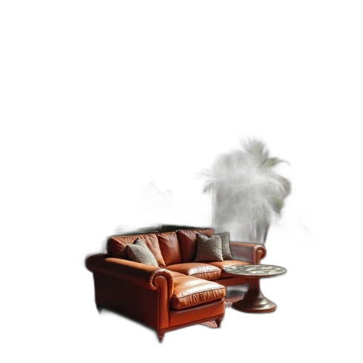 furniture, shoes, hair, 3d render transparent PNG cut-out