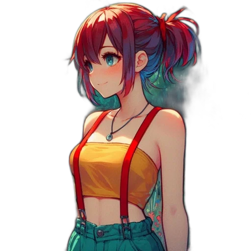 dress, staff, jacket, face transparent PNG cut-out