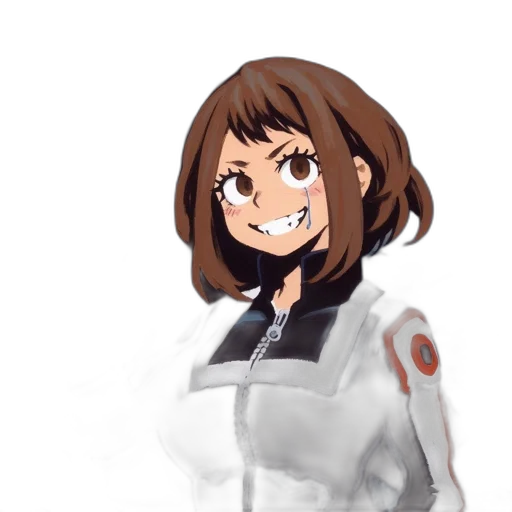 jacket, robot, face, staff transparent PNG cut-out