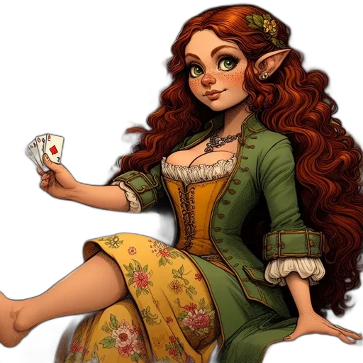 dress, fantasy art, concept art, pixel art transparent PNG cut-out