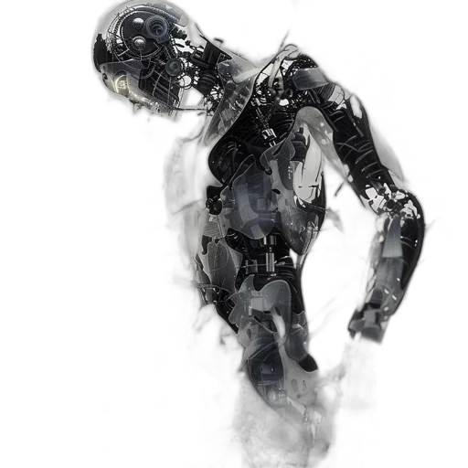 robot, mask, creature, face transparent PNG cut-out