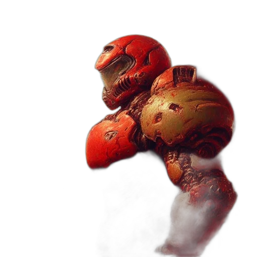 robot, mask, creature, weapon transparent PNG cut-out