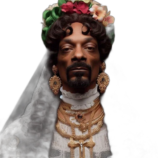 crown, face, mask, dress transparent PNG cut-out