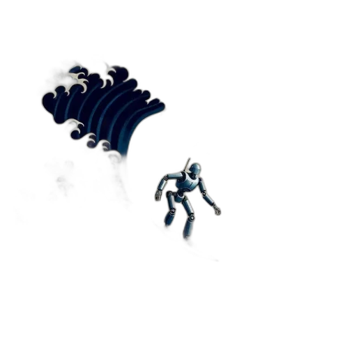 robot, jewelry, weapon, staff transparent PNG cut-out