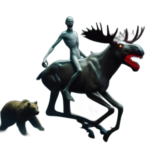 animal, creature, concept art, fantasy art transparent PNG cut-out