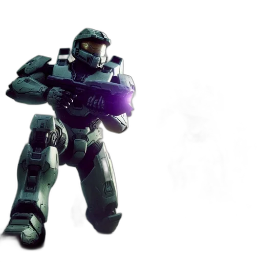 robot, weapon, concept art, 3d render transparent PNG cut-out
