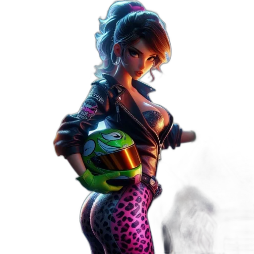 dress, robot, concept art, cyberpunk transparent PNG cut-out