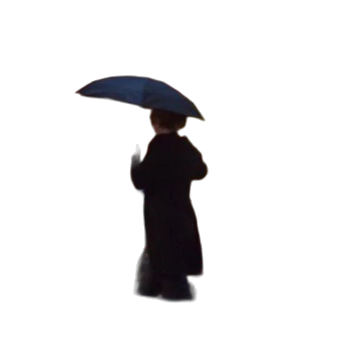 umbrella, hat, staff, dress transparent PNG cut-out