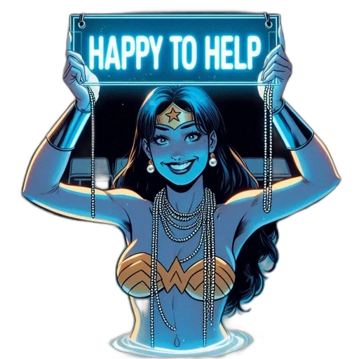 comic book art, female, character, possibly transparent PNG cut-out