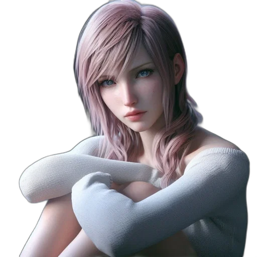 face, dress, robot, concept art transparent PNG cut-out