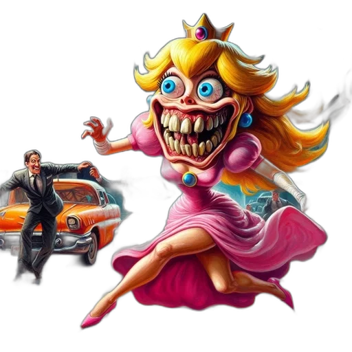 car, concept art, comic book art, photorealistic transparent PNG cut-out