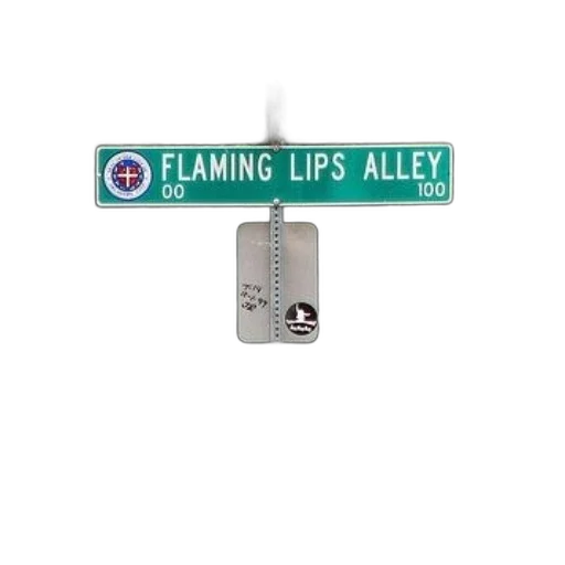 street, sign, flaming, lips transparent PNG cut-out