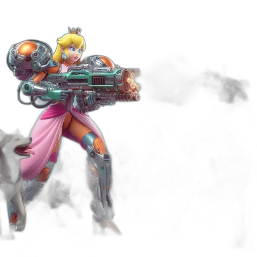 weapon, robot, staff, dragon transparent PNG cut-out