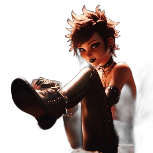 weapon, shoes, staff, concept art transparent PNG cut-out