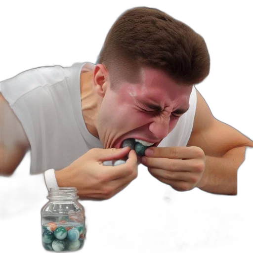 bottle, food, creature, face transparent PNG cut-out