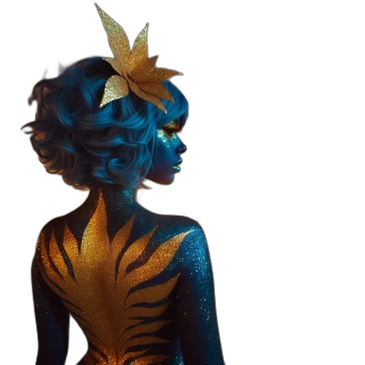 dress, mask, crown, flower transparent PNG cut-out