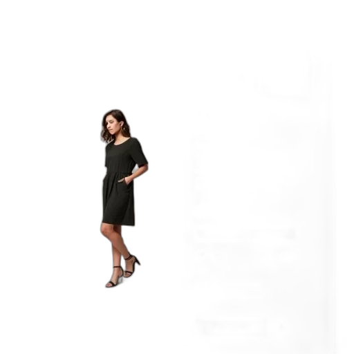 dress, staff, shoes, jewelry transparent PNG cut-out