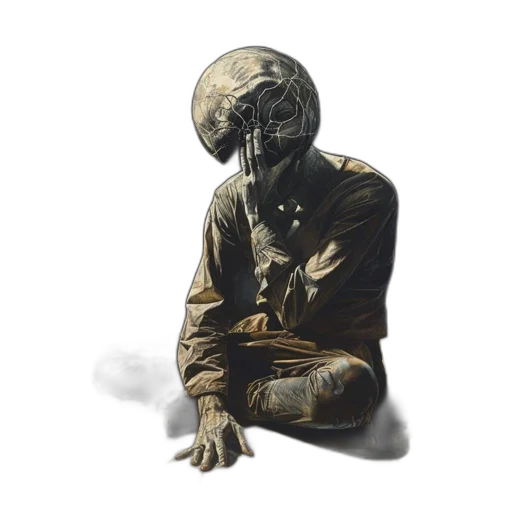 mask, face, robot, creature transparent PNG cut-out