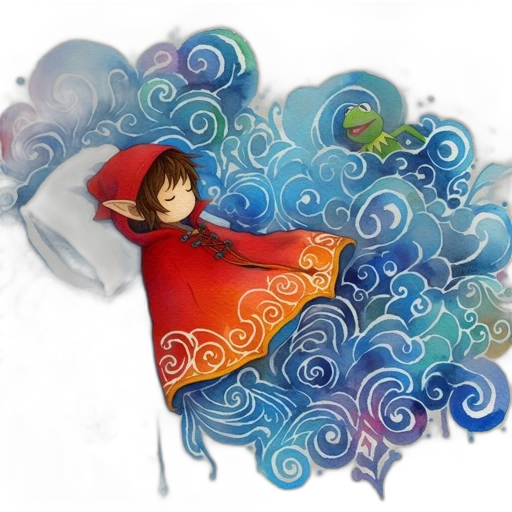 fantasy art, watercolor, concept art, photorealistic transparent PNG cut-out