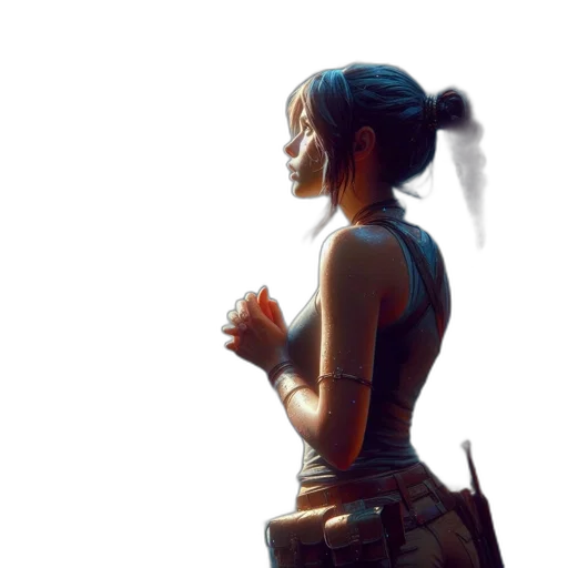 weapon, staff, sword, robot transparent PNG cut-out