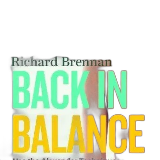 back, balance, richard, brennan transparent PNG cut-out