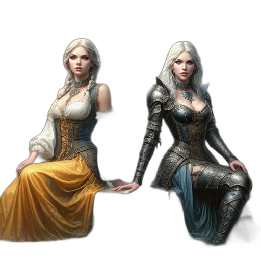 fantasy art, concept art, 3d render, photorealistic transparent PNG cut-out