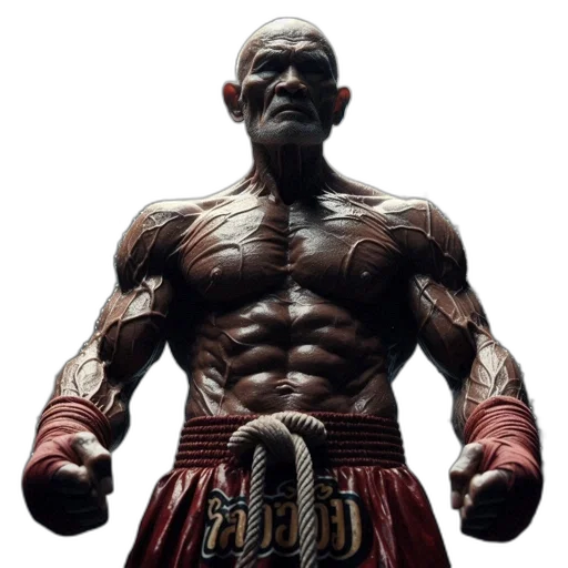 3d render, photorealistic, concept art, muscular transparent PNG cut-out