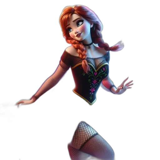 dress, staff, concept art, 3d render transparent PNG cut-out