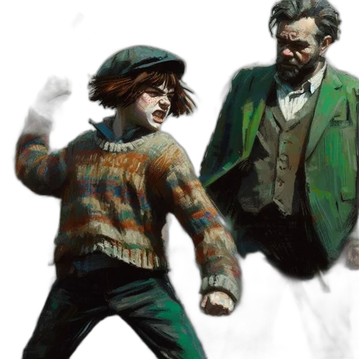 jacket, concept art, comic book art, fantasy art transparent PNG cut-out