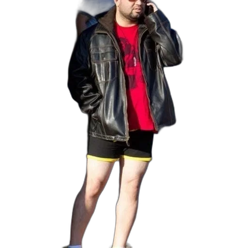 jacket, shoes, staff, creature transparent PNG cut-out
