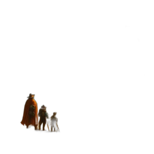 robot, staff, animal, pixel art transparent PNG cut-out