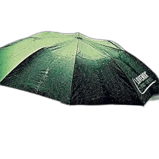 umbrella, hat, jacket, photorealistic transparent PNG cut-out