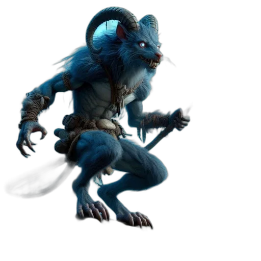 creature, dragon, animal, staff transparent PNG cut-out